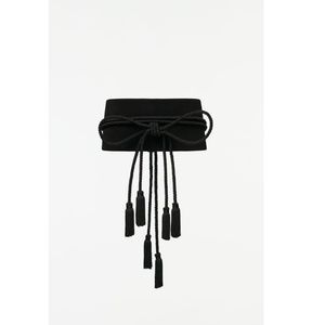 LEATHER SASH BELT LIMITED EDITION BLACK | NEW